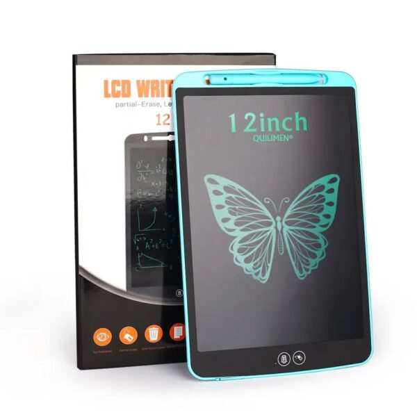 12 Inch Single Color Writing Board Drawing Tablet LCD Writing Tablet Digital Graphics Tablet educational Toys for Kids-Multicolor Writing - Image 3