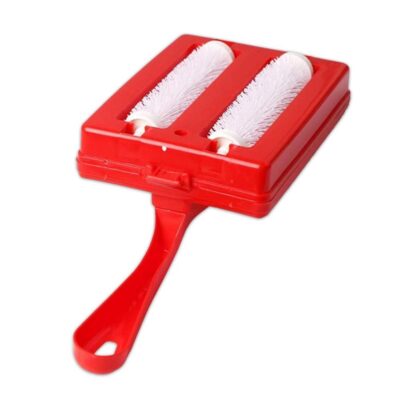 Auto Carpet Cleaning Dust Storage Brush With Built-In Rollers