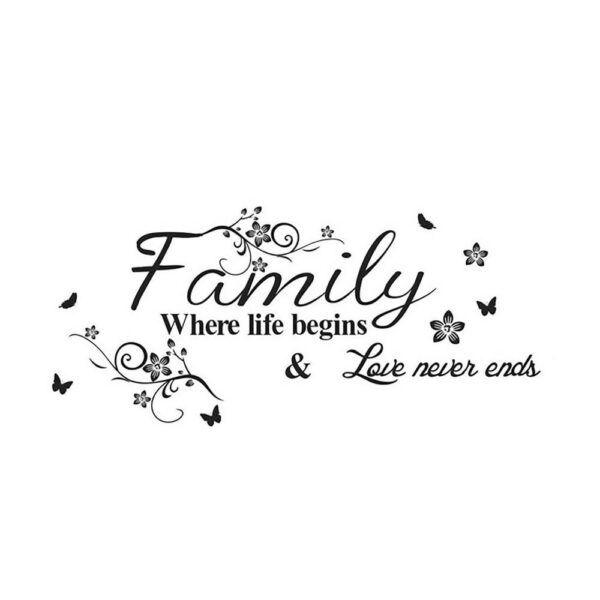 Family Wall Stickers Living Room Decoration - Image 2