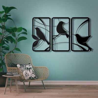 Birds Style Wooden Wall Decor
