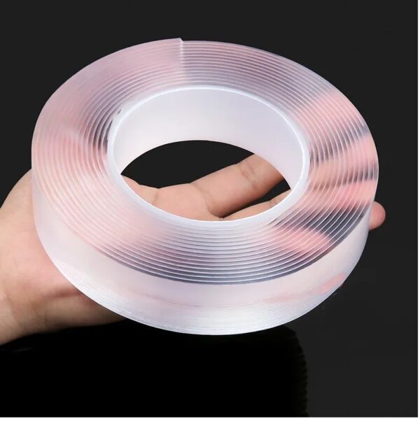 Nano Tape 5 Meter - transparent Ivy Grip Double sides silicone Adhesive Tape - Magic Tape - Image 2