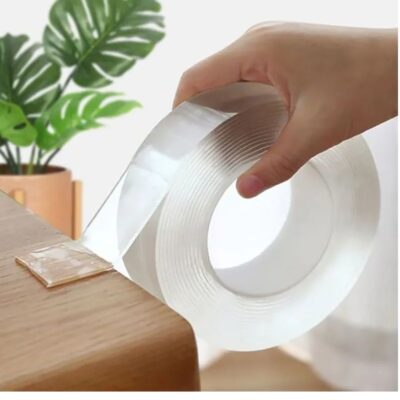 Nano Tape 5 Meter – transparent Ivy Grip Double sides silicone Adhesive Tape – Magic Tape