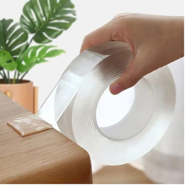 Nano Tape 5 Meter - transparent Ivy Grip Double sides silicone Adhesive Tape - Magic Tape