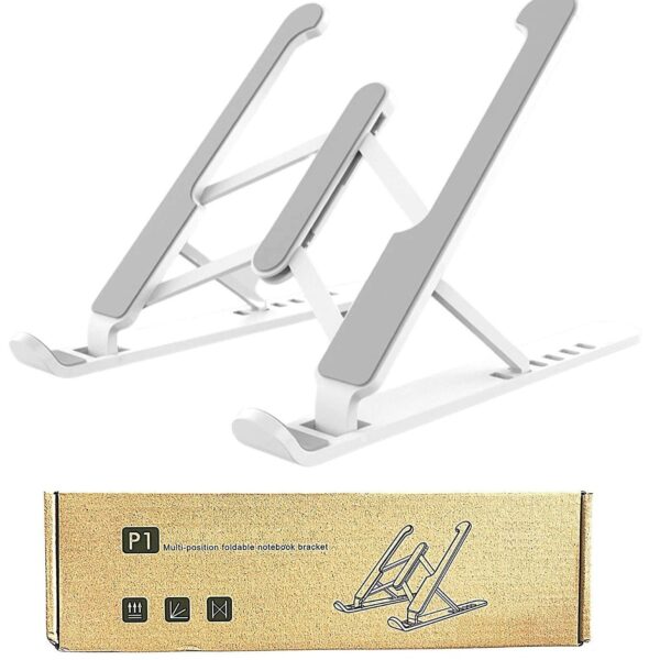New High Quality Laptop Stand - Adjustable Portable Laptop Stand For Desk - Foldable Plastic Non-slip Stand For Laptop And Tablet - Image 3