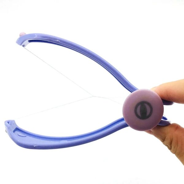Slique Women Hair Removal Epilator Mini Facial Hair Remover Spring Threading Face Defeatherer for Cheeks Eyebrow DIY Makeup Beauty - Image 2